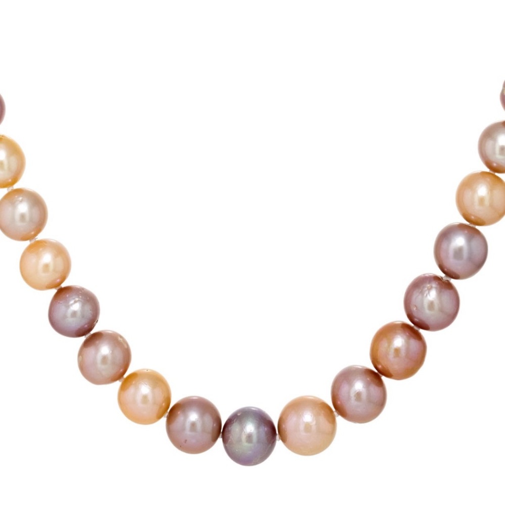 Genusis  Multi-Color Freshwater Pearl Necklace